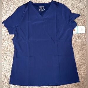 Hanes Navy Scrub Top